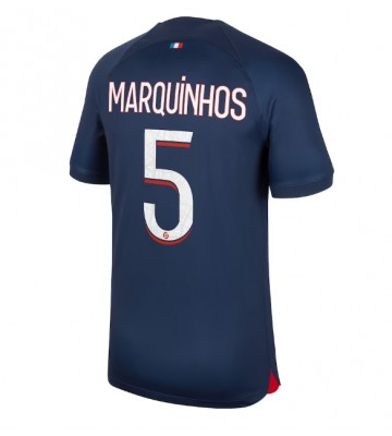 Paris Saint-Germain Marquinhos #5 Replica Home Stadium Shirt 2023-24 Short Sleeve